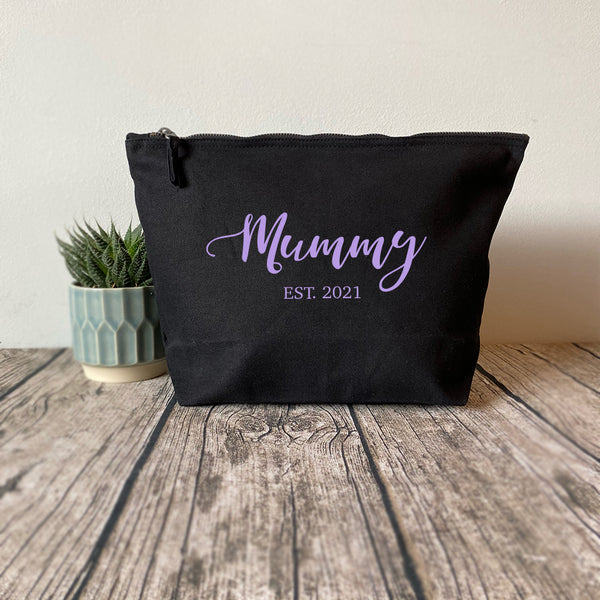Personalised Mummy Est. Pouch