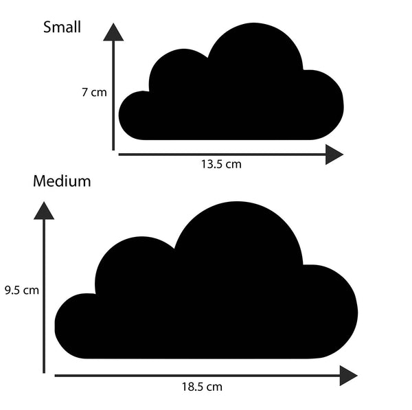 Set of Clouds Wall Stickers