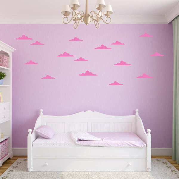 Small Set of Retro Cloud Wall Decals - Toy Story Cloud Stickers