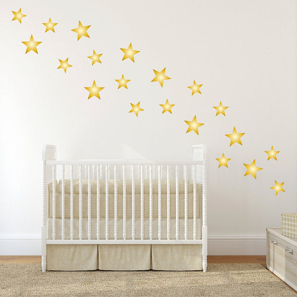 Star Wall Decals - Set of Stars Wall Stickers