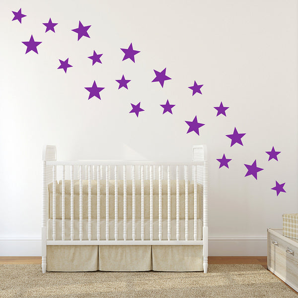 Star Wall Decals - Set of Stars Wall Stickers