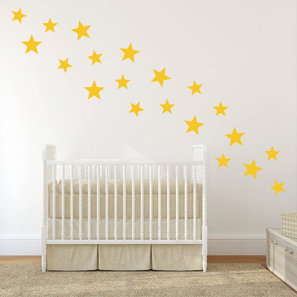 Star Wall Decals - Set of Stars Wall Stickers