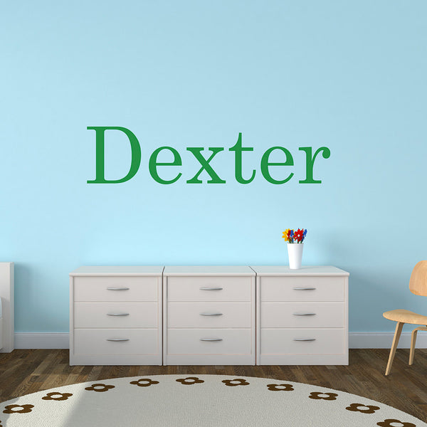 Personalised Child's Name Wall Stickers - Century School Book Name Font